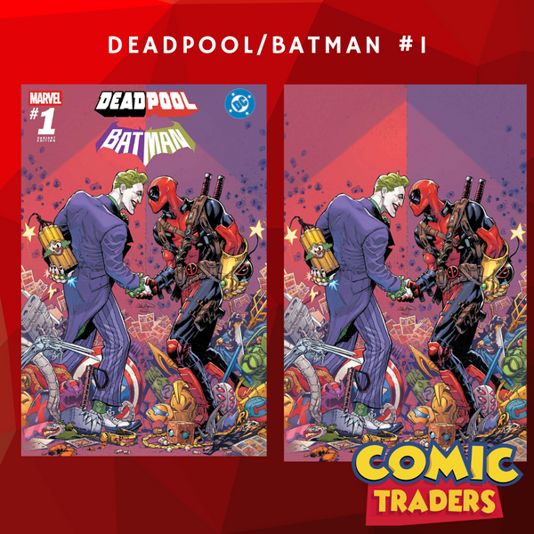 MARVEL/DC: DEADPOOL/BATMAN #1 PATRICK GLEASON EXCLUSIVE VARIANT 2 PACK (9/17/2025) SHIPS 10/17/2025 BACKISSUE