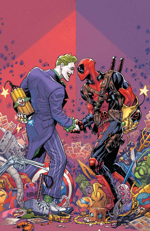 MARVEL/DC: DEADPOOL/BATMAN #1 PATRICK GLEASON EXCLUSIVE VIRGIN VARIANT (9/17/2025) SHIPS 10/17/2025