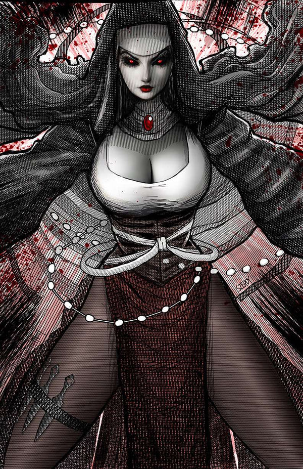 Marian Heretic #1 NATHAN SZERDY EXCLUSIVE VIRGIN VARIANT (10/1/2025) SHIPS 11/1/2025
