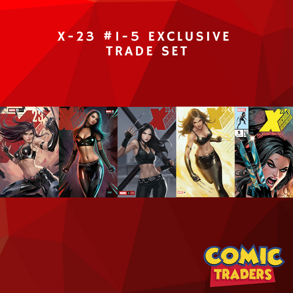 X-23: DEADLY REGENESIS 1-5 EXCLUSIVE TRADE VARIANTS 5 PACK BACKISSUE