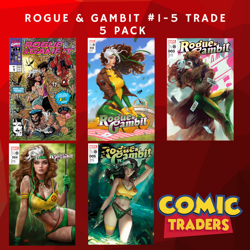 ROGUE & GAMBIT 1-5 EXCLUSIVE VARIANT 5 PACK (7/12/2023) SHIPS 8/12/2023 BACKISSUE