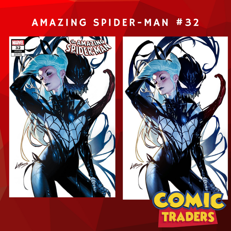 AMAZING SPIDER-MAN 32 [G.O.D.S.] LOBOS EXCLUSIVE VARIANT 2 PACK (8/23/2023) SHIPS 9/23/2023 BACKISSUE