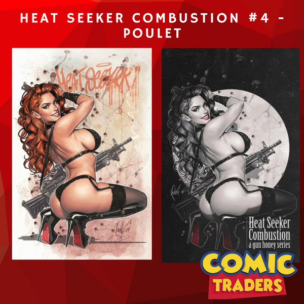 HEAT SEEKER COMBUSTION GUN HONEY SERIES #4 CEDRIC POULET EXCLUSIVE VIRGIN VARIANT 2 PACK (2/12/2025) SHIPS 3/12/2025