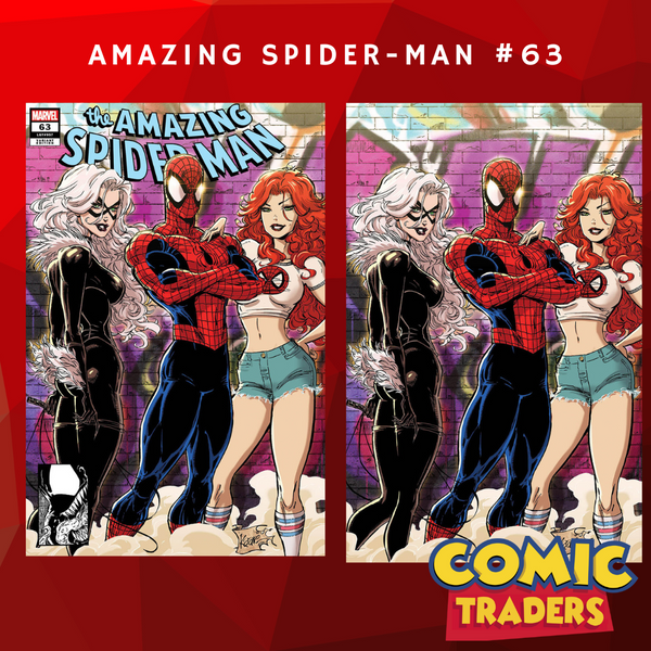 AMAZING SPIDER-MAN #63 KAARE ANDREWS EXCLUSIVE VARIANT 2 PACK (12/11/2024) SHIPS 1/11/2025