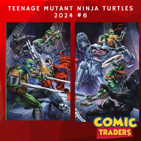 TEENAGE MUTANT NINJA TURTLES 2024 #6 PEEJAY CATACUTAN EXCLUSIVE CONNECTING VIRGIN VARIANT 2 PACK (1/29/2025) SHIPS 2/28/2025