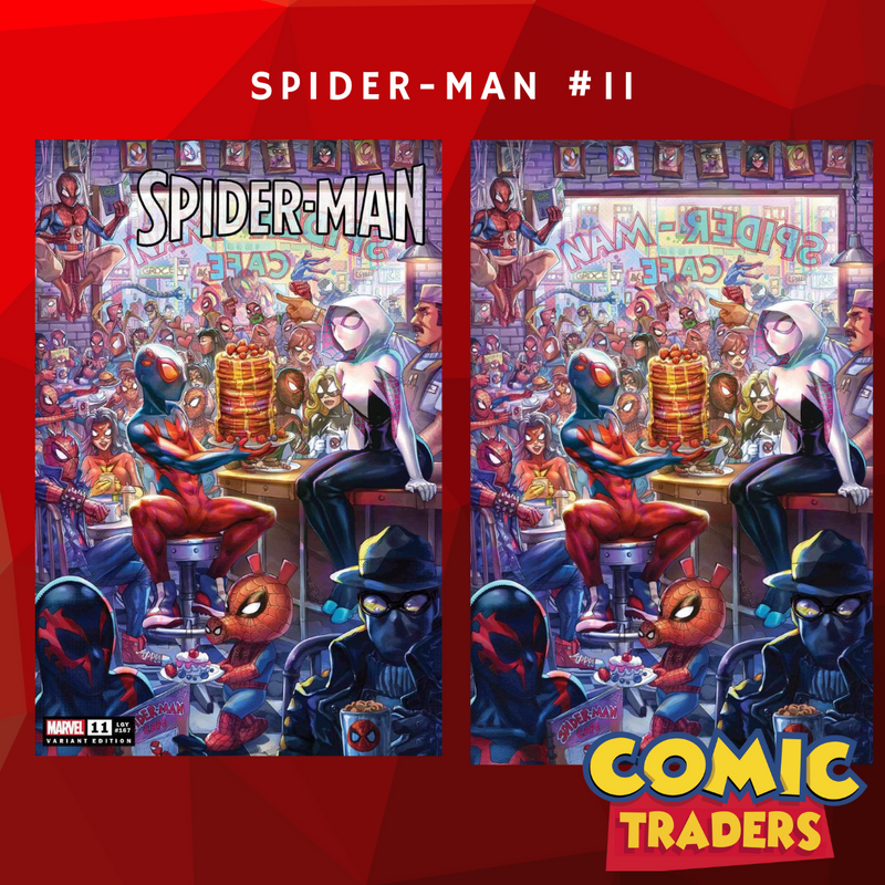 SPIDER-MAN 11 ALAN QUAH EXCLUSIVE VARIANT 2 PACK (8/16/2023) SHIPS 10/1/2023 BACKISSUE
