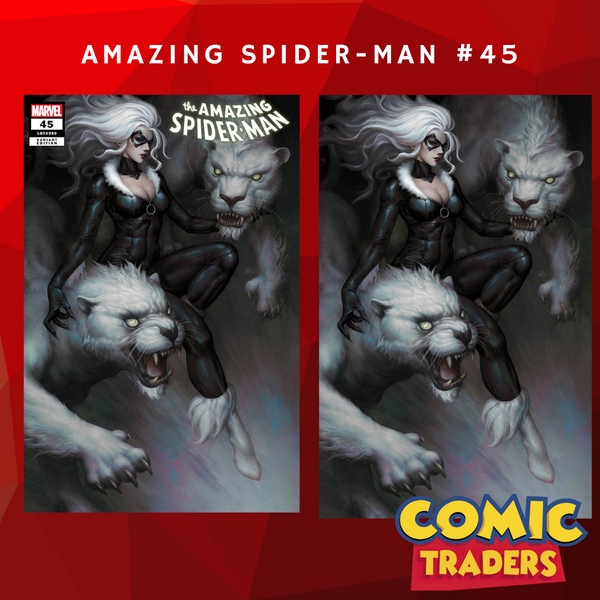AMAZING SPIDER-MAN 45 KENDRICK LIM EXCLUSIVE VARIANT 2 PACK (3/13/2024) SHIPS 4/13/2024