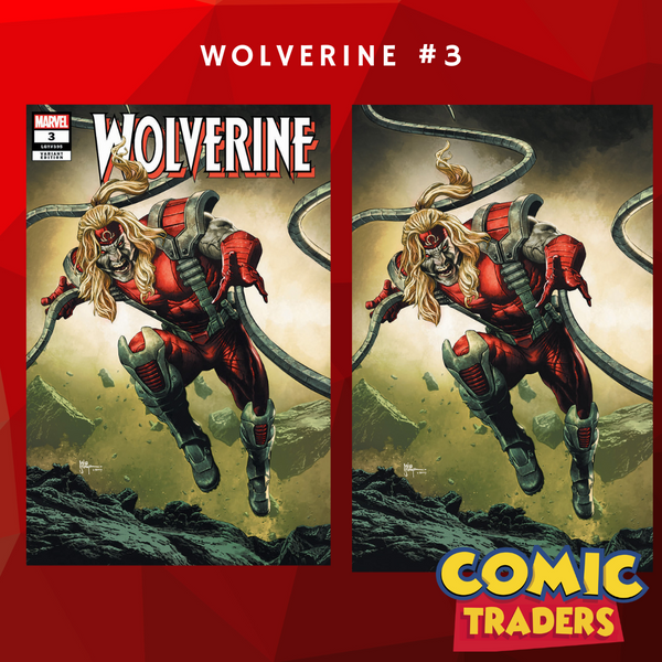 WOLVERINE #3 MICO SUAYAN EXCLUSIVE VARIANT 2 PACK (11/20/2024) SHIPS 12/20/2024 BACKISSUE