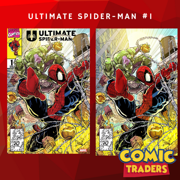 ULTIMATE SPIDER-MAN 1 KAARE ANDREWS EXCLUSIVE VARIANT 2 PACK (1/10/2024) SHIPS 2/10/2024 BACKISSUE