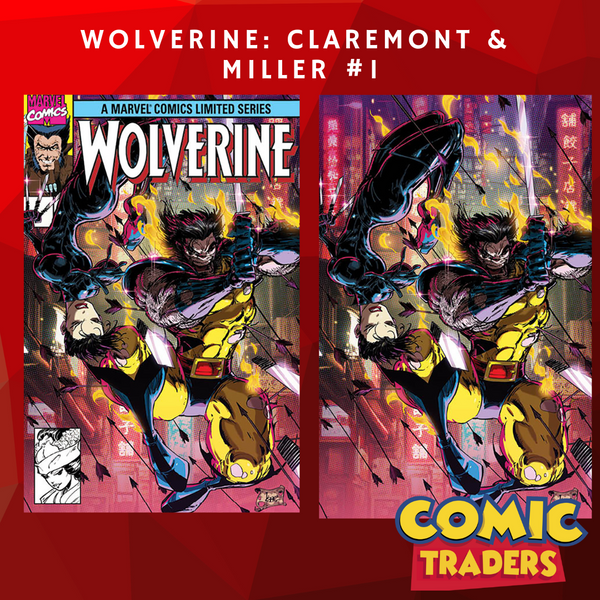WOLVERINE BY CLAREMONT & MILLER 1 FACSIMILE EDITION KAARE ANDREWS EXCLUSIVE VARIANT 2 PACK (12/27/2023) SHIPS 1/27/2024