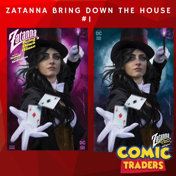 ZATANNA BRING DOWN THE HOUSE #1 (OF 5) CARLA COHEN EXCLUSIVE VARIANT 2 PACK (6/25/2024) SHIPS 7/25/2024 BACKISSUE