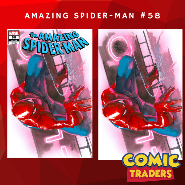 AMAZING SPIDER-MAN #58 GABRIEL DELL'OTTO EXCLUSIVE VARIANT 2 PACK (9/25/2024) SHIPS 10/25/2024