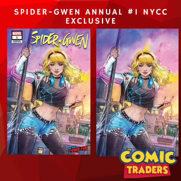SPIDER-GWEN ANNUAL 1 SABINE RICH NYCC EXCLUSIVE VARIANT 2 PACK (9/6/2023) SHIPS 11/1/2023 BACKISSUE