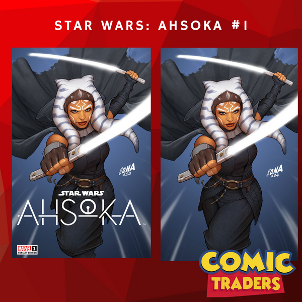 STAR WARS: AHSOKA #1 DAVID NAKAYAMA EXCLUSIVE VARIANT 2 PACK (7/10/2024) SHIPS 8/10/2024 BACKISSUE