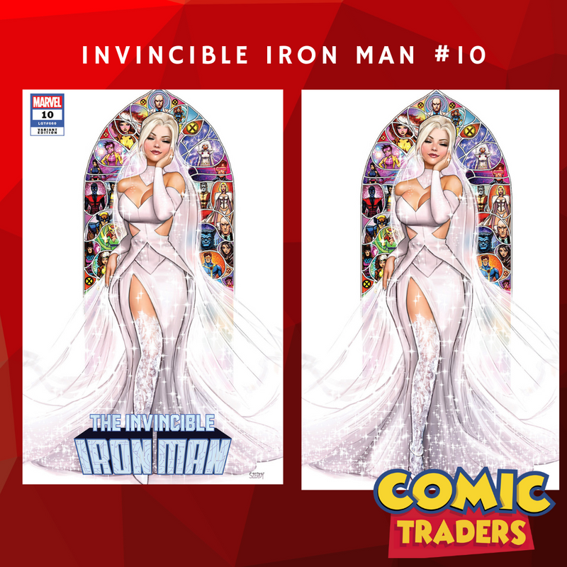 INVINCIBLE IRON MAN 10 NATHAN SZERDY EXCLUSIVE VARIANT 2 PACK (9/27/2023) BACKISSUE