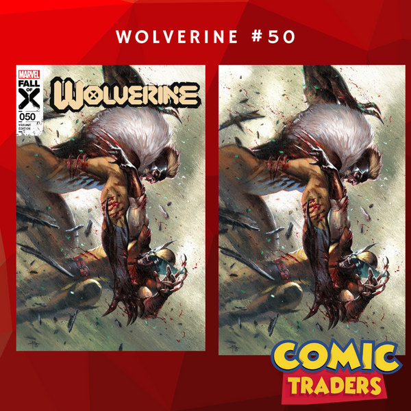WOLVERINE #50 GABRIELE DELL'OTTO EXCLUSIVE VARIANT 2 PACK (5/29/2024) SHIPS 6/29/2024