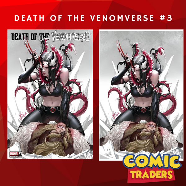 DEATH OF THE VENOMVERSE 3 INHYUK LEE EXCLUSIVE VARIANT 2 PACK (8/30/2023) SHIPS 9/30/2023 BACKISSUE
