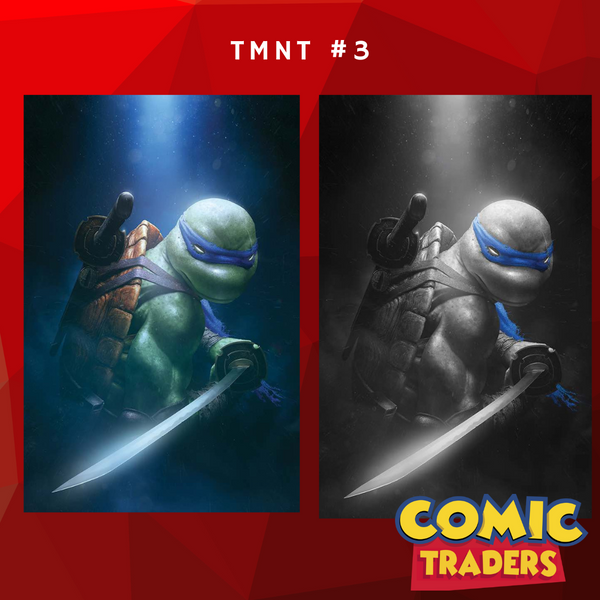 TEENAGE MUTANT NINJA TURTLES 2024 #3 RAHZZAH EXCLUSIVE VIRGIN VARIANT 2 PACK (10/23/2024) SHIPS 11/23/2024