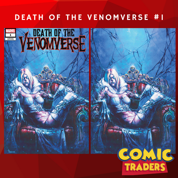 DEATH OF THE VENOMVERSE 1 DAVIDE PARATORE EXCLUSIVE VARIANT 2 PACK (8/2/2023) SHIPS 9/2/2023 BACKISSUE