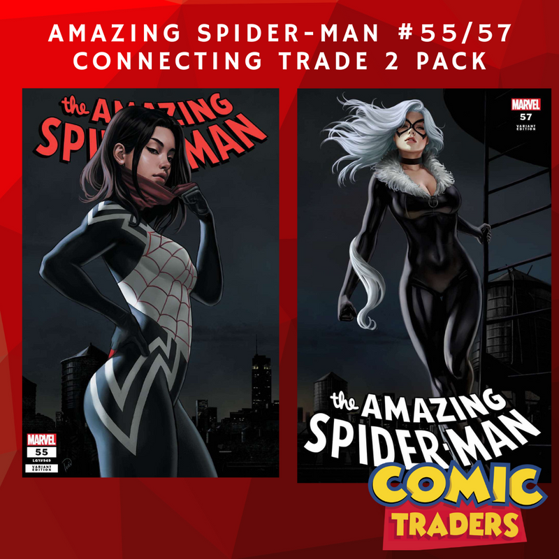 AMAZING SPIDER-MAN #55 & #57 IVAN TALAVERA EXCLUSIVE CONNECTING TRADE VARIANT 2 PACK (9/11/2024) SHIPS 10/11/2024 BACKISSUE