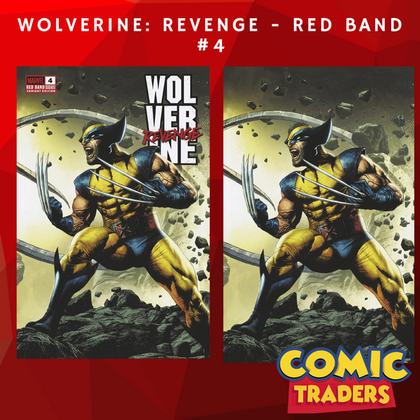 WOLVERINE: REVENGE - RED BAND #4 [POLYBAGGED] MICO SUAYAN EXCLUSIVE VARIANT 2 PACK (1/22/2025) SHIPS 2/22/2025