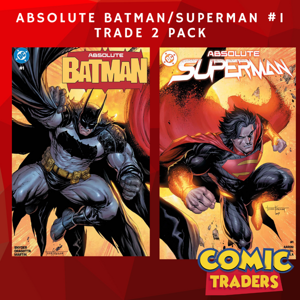 ABSOLUTE BATMAN/SUPERMAN #1 TYLER KIRKHAM EXCLUSIVE TRADE VARIANT 2 PACK (11/6/2024) SHIPS 12/6/2024