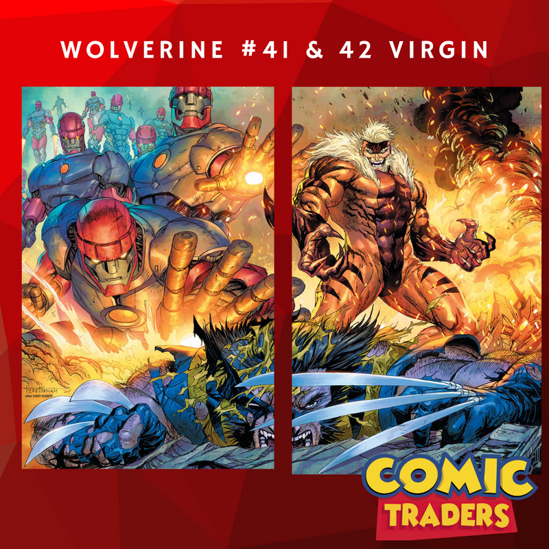 WOLVERINE 41 & 42 TYLER KIRKHAM EXCLUSIVE VARIANT CONNECTING VIRGIN 2 PACK (1/31/2024) SHIPS 2/28/2024 BACKISSUE
