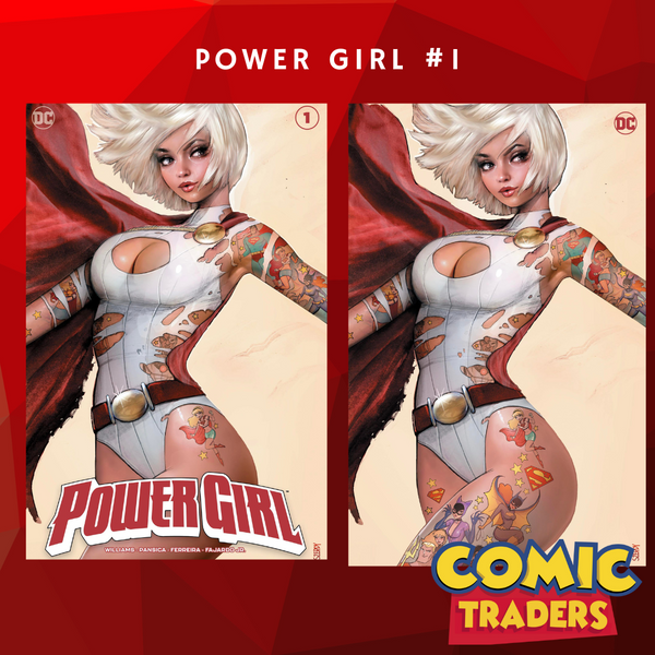 POWER GIRL #1 NATHAN SZERDY EXCLUSIVE VARIANT 2 PACK (9/26/2023) SHIPS 10/26/2023 BACKISSUE