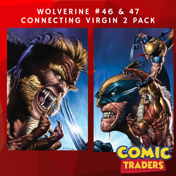 WOLVERINE #46 & 47 MICO SUAYAN EXCLUSIVE VIRGIN VARIANT 2 PACK (4/10/2024) SHIPS 5/10/2024 BACKISSUE