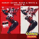 HARLEY QUINN BLACK WHITE REDDER