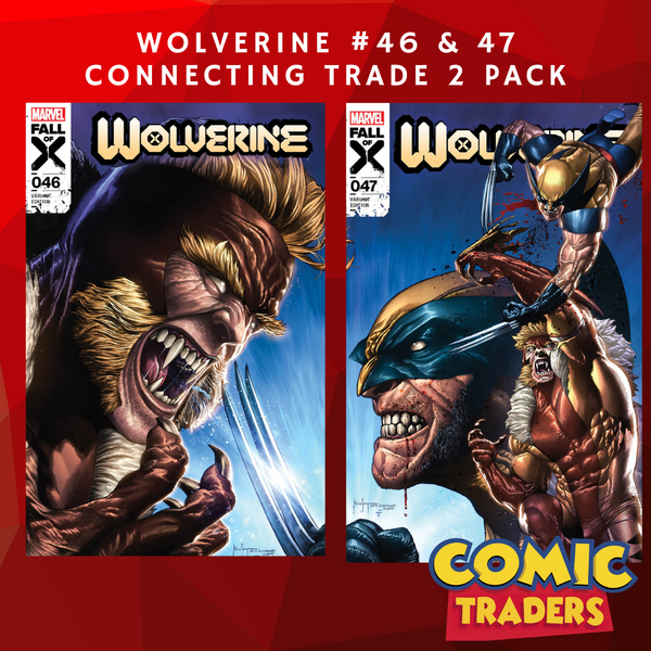 WOLVERINE #46 & 47 MICO SUAYAN EXCLUSIVE TRADE VARIANT 2 PACK (4/10/2024) SHIPS 5/10/2024 BACKISSUE