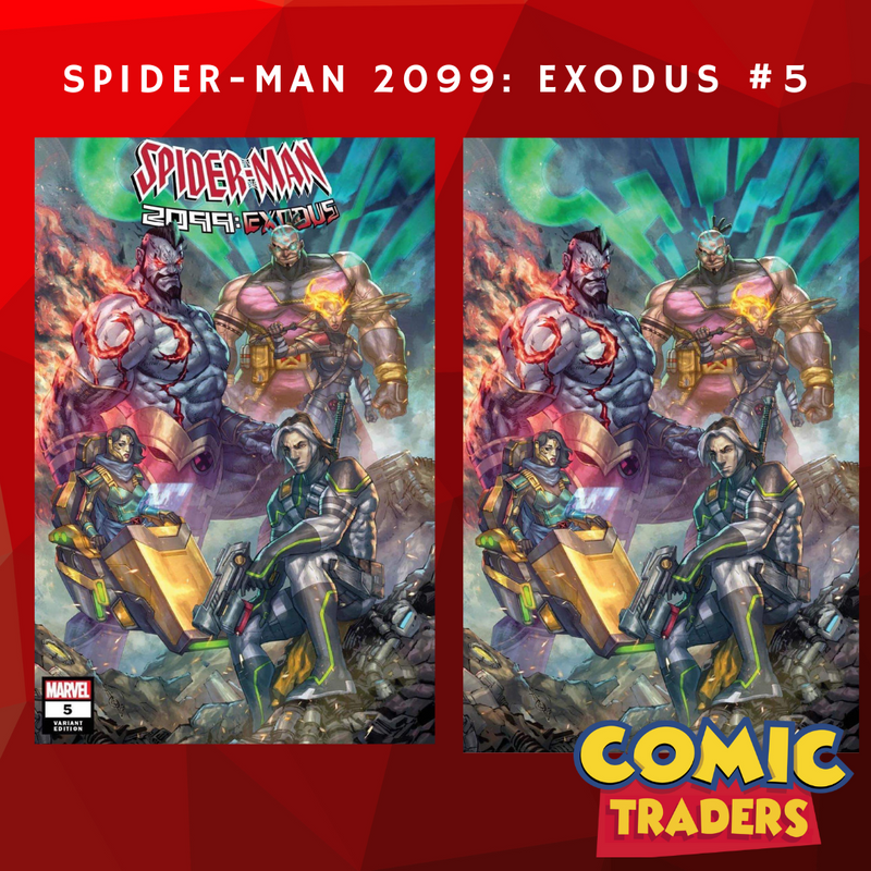 SPIDER-MAN 2099: EXODUS 5 ALAN QUAH EXCLUSIVE VARIANT 2 PACK (8/3/2022) SHIPS 8/24/2022 BACKISSUE