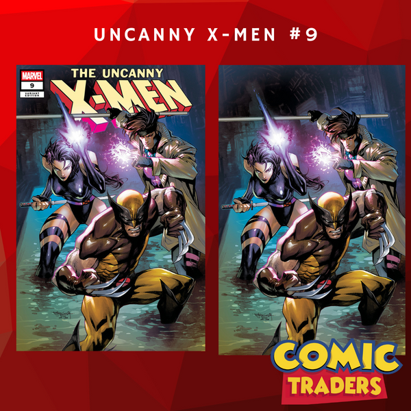 UNCANNY X-MEN #9 STEPHEN SEGOVIA EXCLUSIVE VARIANT 2 PACK (1/22/2025) SHIPS 2/22/2025 BACKISSUE