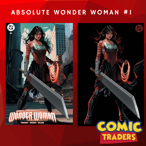 ABSOLUTE WONDER WOMAN #1 IVAN TALAVERA EXCLUSIVE VIRGIN VARIANT (10/23/2024) SHIPS 11/23/2024 (Copy)