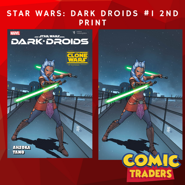 STAR WARS: DARK DROIDS 1 GIUSEPPE CAMUNCOLI NYCC EXCLUSIVE 2ND PRINTING VARIANT 2 PACK (8/16/2023) SHIPS 11/1/2023 BACKISSUE