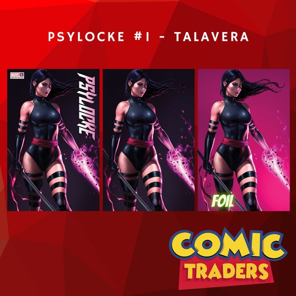 PSYLOCKE #1 IVAN TALAVERA EXCLUSIVE VARIANT 3 PACK (11/13/2024) SHIPS 12/13/2024