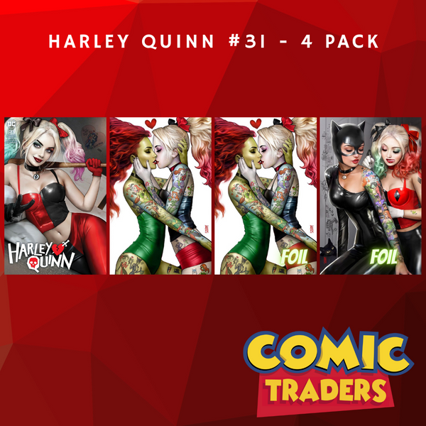 HARLEY QUINN #31 NATHAN SZERDY EXCLUSIVE VARIANT 4 PACK (6/27/2023) SHIPS 7/27/2023) BACKISSUE