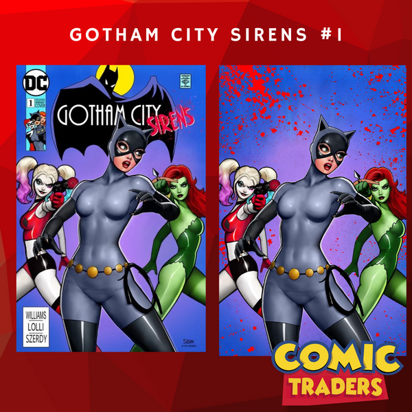 GOTHAM CITY SIRENS #1 (OF 4) NATHAN SZERDY EXCLUSIVE VARIANT 2 PACK (8/7/2024) SHIPS 9/7/2024 BACKISSUE