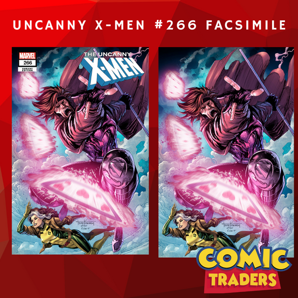 UNCANNY X-MEN #266 FACSIMILE TYLER KIRKHAM EXCLUSIVE VARIANT 2 PACK (8/7/2024) SHIPS 9/7/2024 BACKISSUE