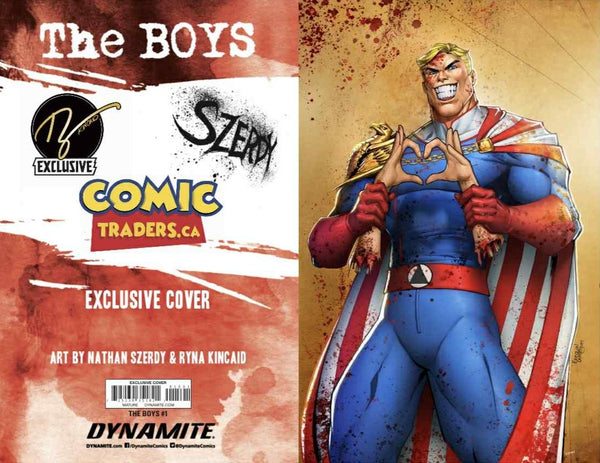 THE BOYS #1 NATHAN SZERDY/RYAN KINCAID NYCC EXCLUSIVE HOMELANDER VIRGIN VARIANT (8/27/2025)