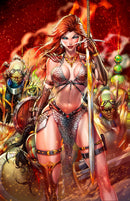 RED SONJA SHE DEVIL WITH A SWORD #1 & VAMPIRELLA #2 EXCLUSIVE "DARK SKY" VIRGIN VARIANT 2 PACK (5/20/2026) SHIPS 6/20/2026 BACKISSUE