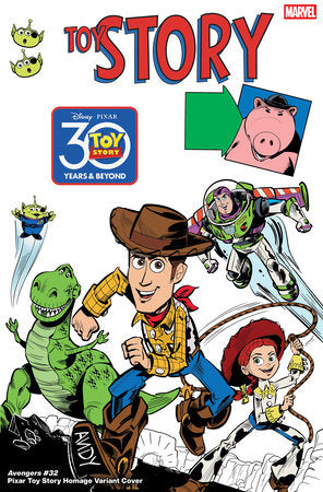 AVENGERS #32 MARCO FORCELLONI PIXAR TOY STORY HOMAGE VARIANT (11/5/2025)