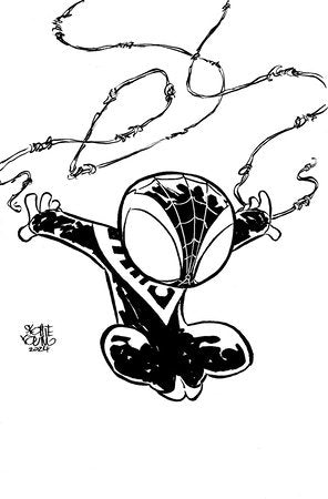 MILES MORALES: SPIDER-MAN #21 SKOTTIE YOUNG'S BIG MARVEL VIRGIN SKETCH VARIANT [BH][1:50] (6/12/2024)