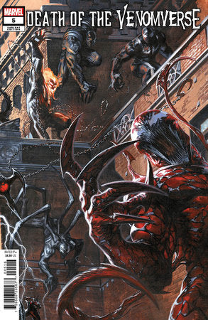 DEATH OF THE VENOMVERSE 5 GABRIELE DELL'OTTO CONNECTING VARIANT[1:10] (9/27/2023) SHIPS 10/27/2023