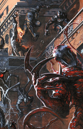 DEATH OF THE VENOMVERSE 5 GABRIELE DELL'OTTO VIRGIN CONNECTING VARIANT[1:50] (9/27/2023) SHIPS 10/27/2023