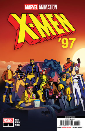 X-MEN '97 #1 MARVEL ANIMATION 2ND PRINTING VARIANT (5/8/2024)