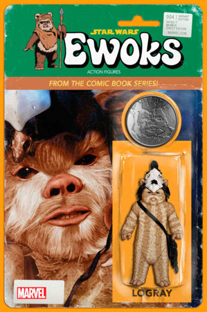 STAR WARS: EWOKS #4 JOHN TYLER CHRISTOPHER ACTION FIGURE VARIANT (1/29/2025)