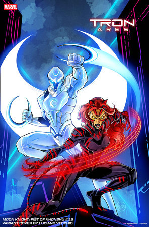 MOON KNIGHT: FIST OF KHONSHU #13 LUCIANO VECCHIO TRON: ARES VARIANT (10/22/2025)