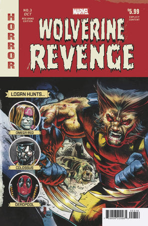 WOLVERINE: REVENGE - RED BAND #3 NIC KLEIN HOMAGE VARIANT [POLYBAGGED][1:25] (10/30/2024) SHIPS 11/30/2024