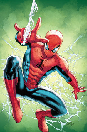 AMAZING SPIDER-MAN #1 FRANK MILLER VIRGIN VARIANT[1:100] (4/9/2025) SHIPS 5/9/2025 ARTIST CHANGE TO GREG LAND